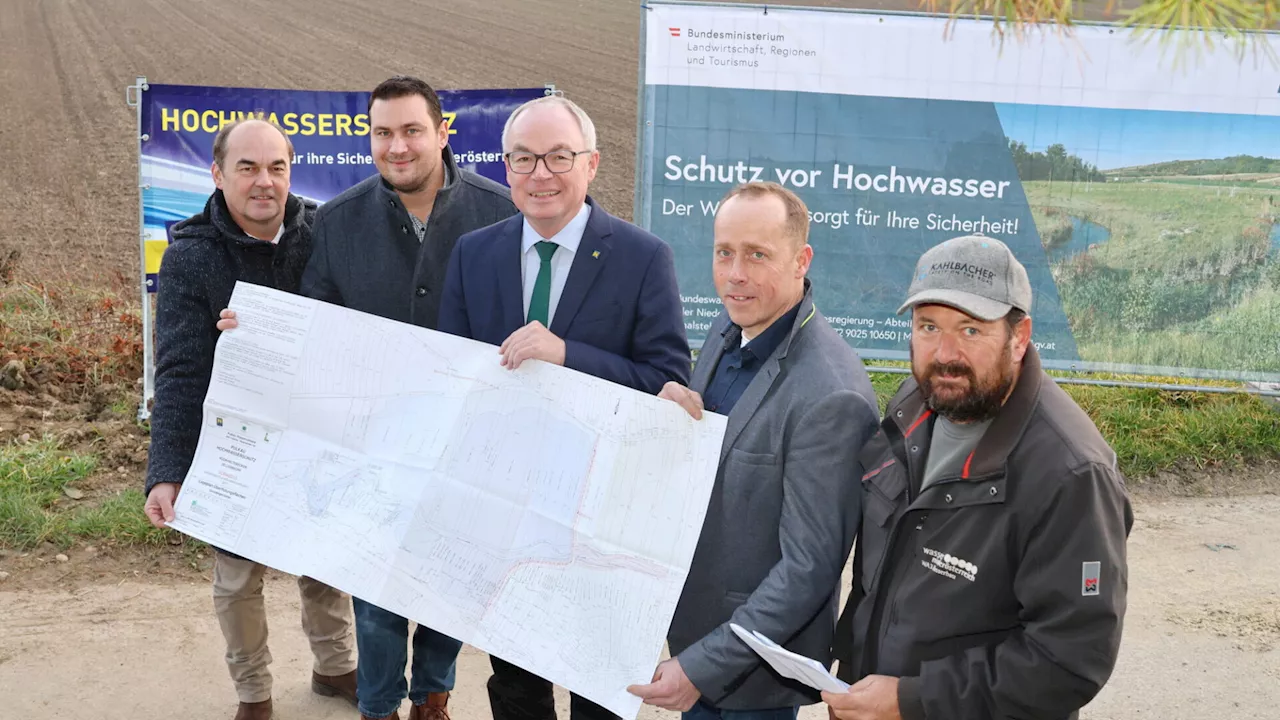 Nach zehn Jahren wird das Rückhaltebecken für Zellerndorf wahr