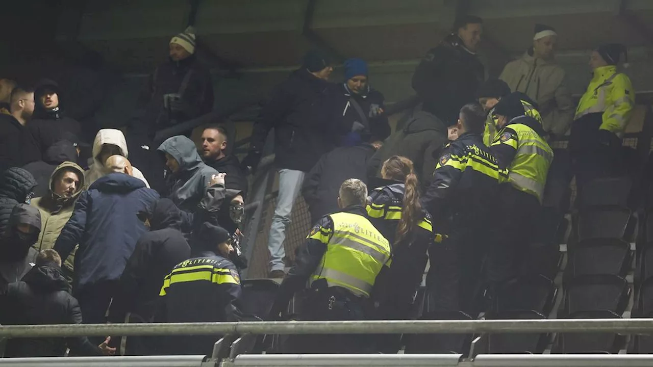 Kinderen geraakt bij val in Heracles-stadion, fans FC Groningen zaten in thuisvak