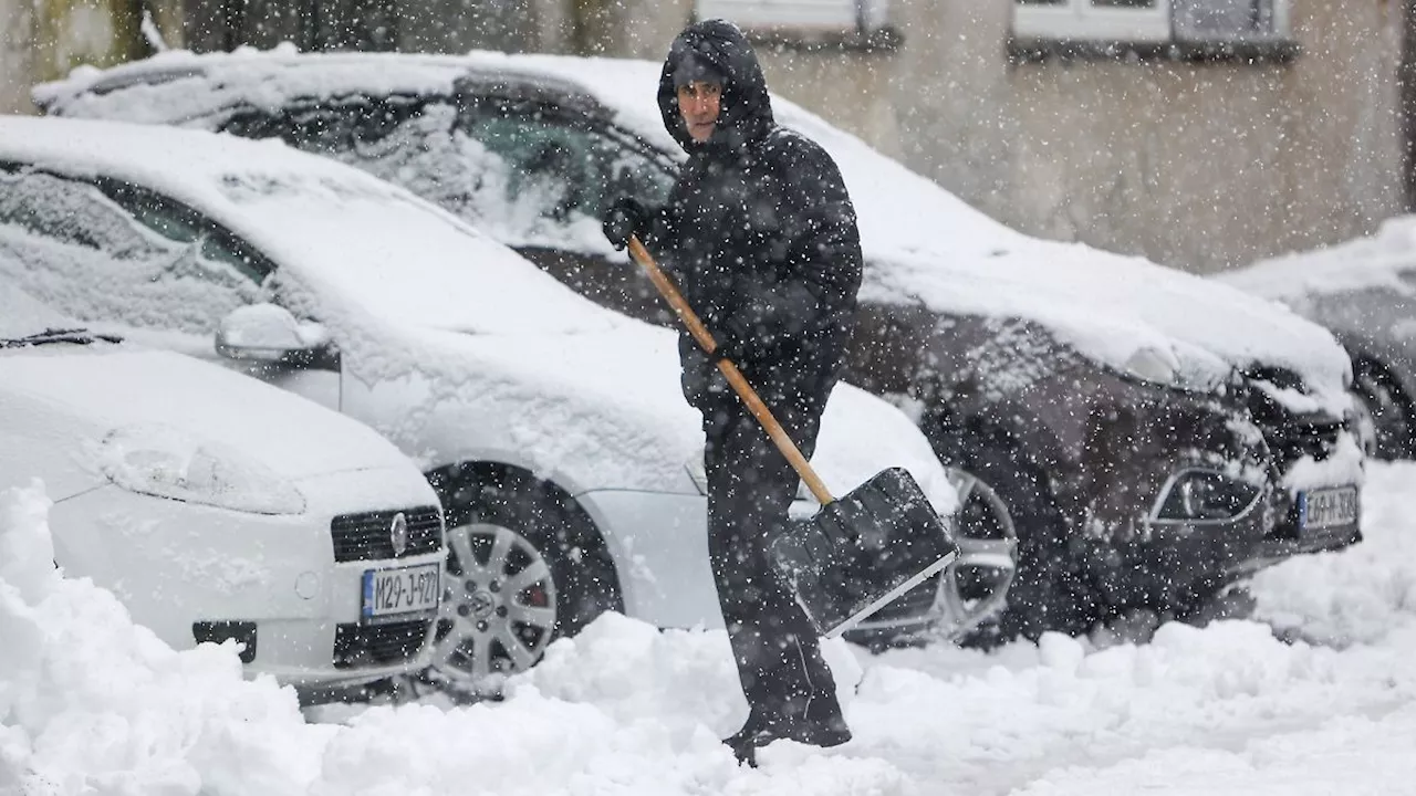 Schneesturm lahmlegt Balkanregion