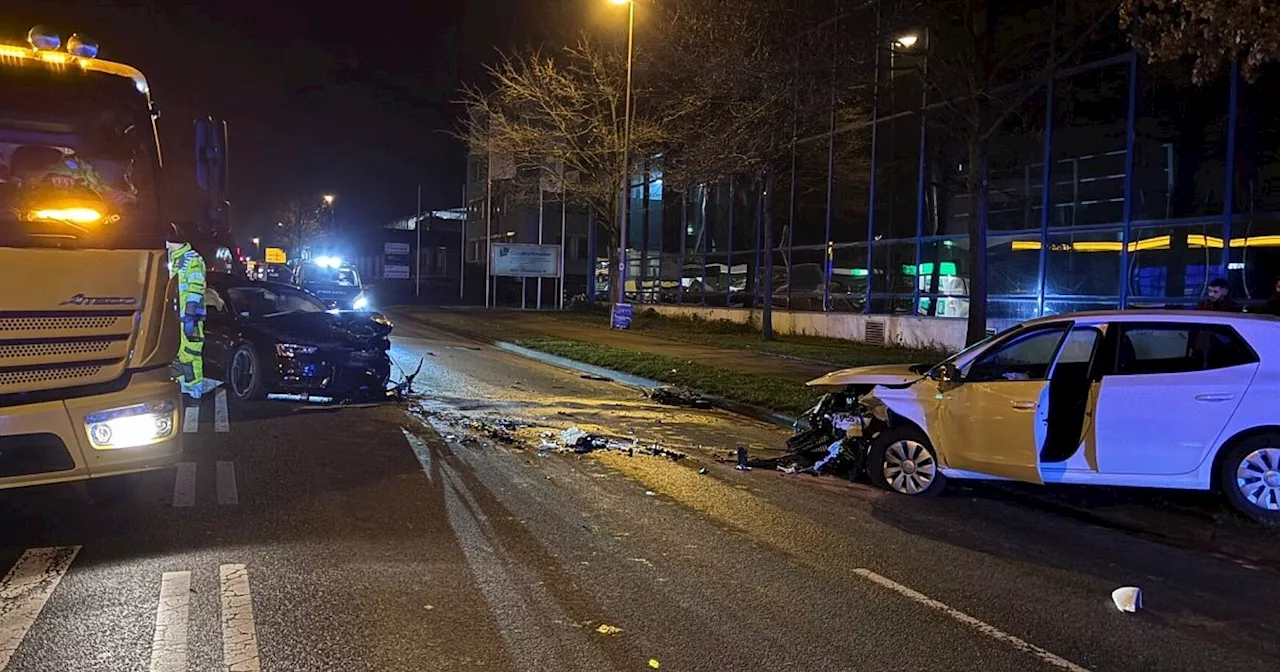 Verkehrsunfall auf der Eckendorfer Straße in Bielefeld