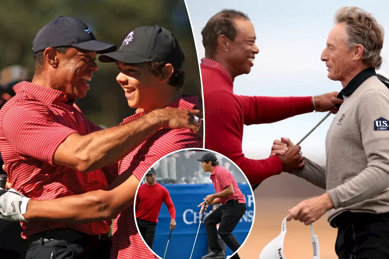 Tiger Woods, son Charlie lose in PNC Championship playoff despite 'thrill of a lifetime' hole-in-one