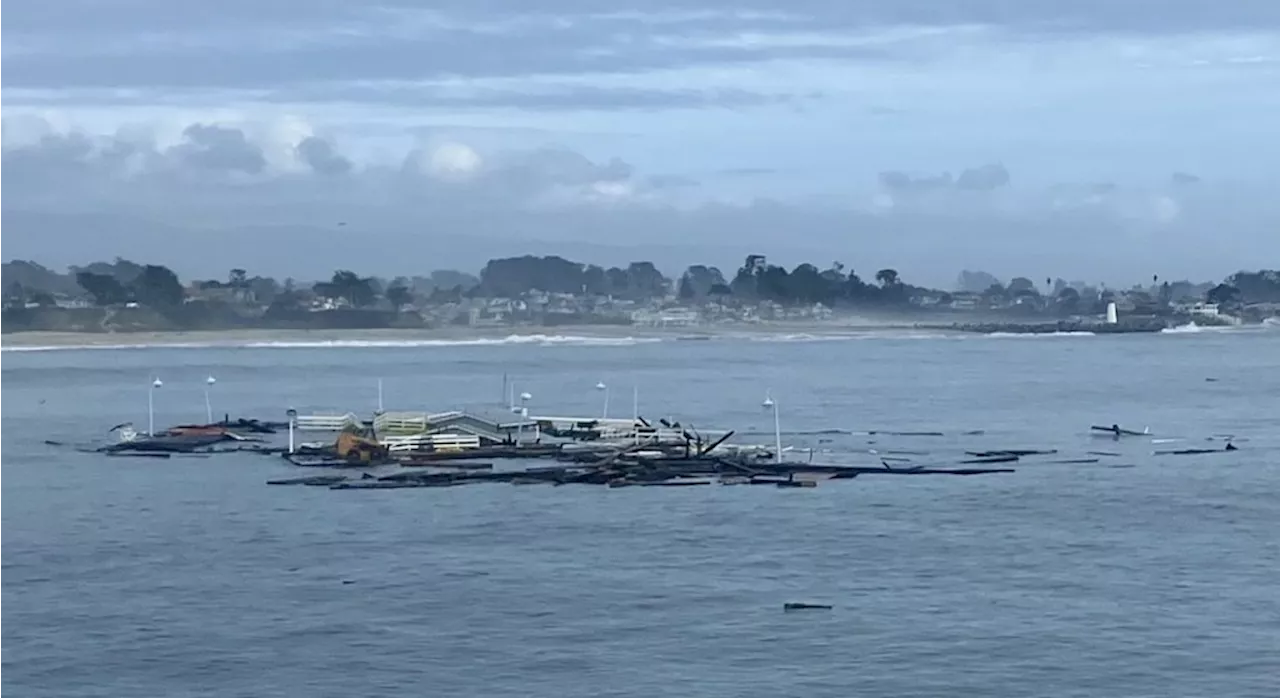 Part of Santa Cruz Wharf Collapses, Three Fall into Ocean