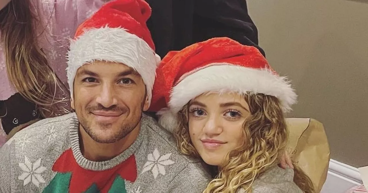 Peter Andre's Sweet Christmas Video Features Daughter Princess Bonding With Baby Sister