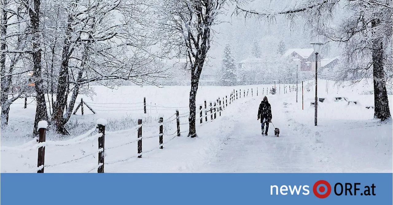 Neuschnee: Weiße Weihnachten nur für Teile des Landes