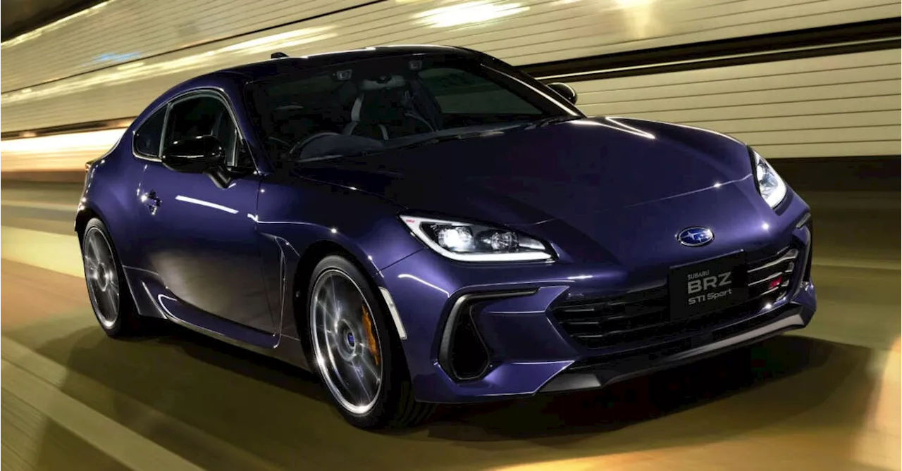 Subaru BRZ STI Sport Purple Edition to debut at 2025 Tokyo Auto Salon alongside WRX, Levorg Layback