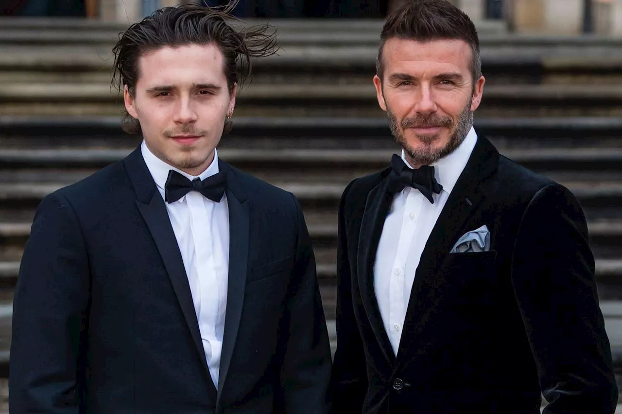 Brooklyn Beckham's Fashion Inspiration: Dad's Closet and Brad Pitt