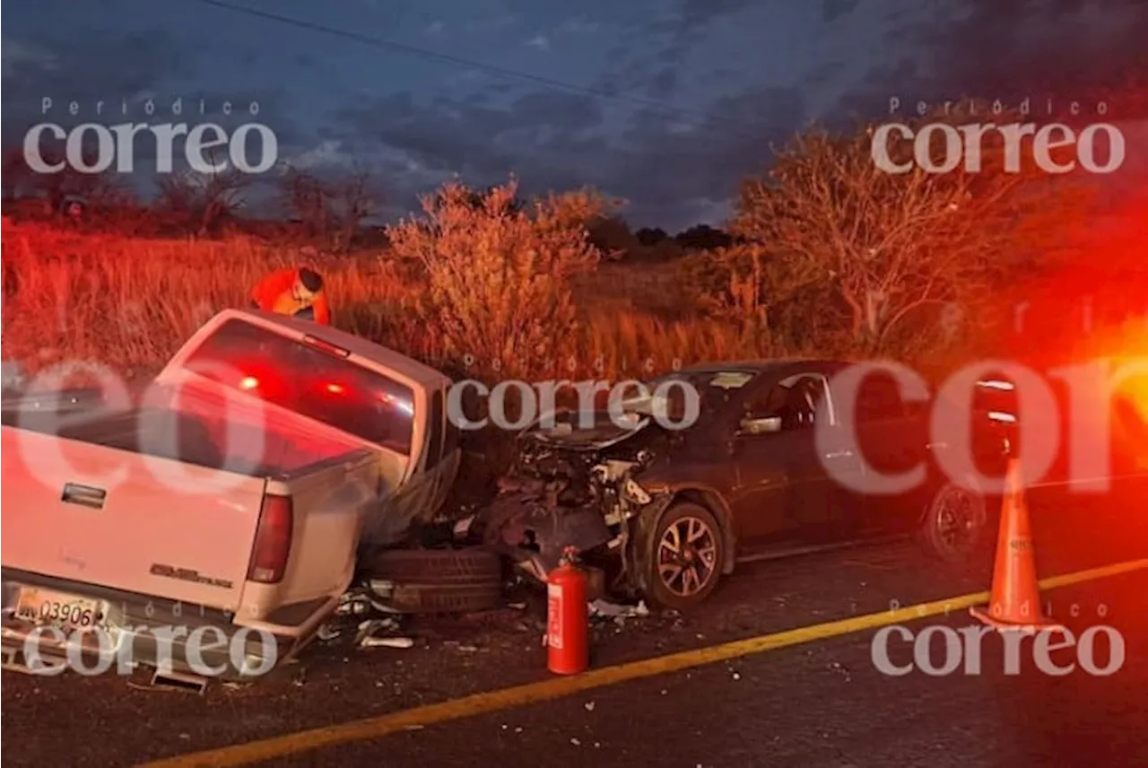 Accidentes viales en Guanajuato dejan un muerto y varios heridos