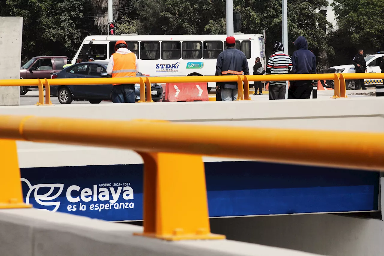 ¿Transporte público usará el nuevo puente a desnivel de la Avenida Tecnológico en Celaya?