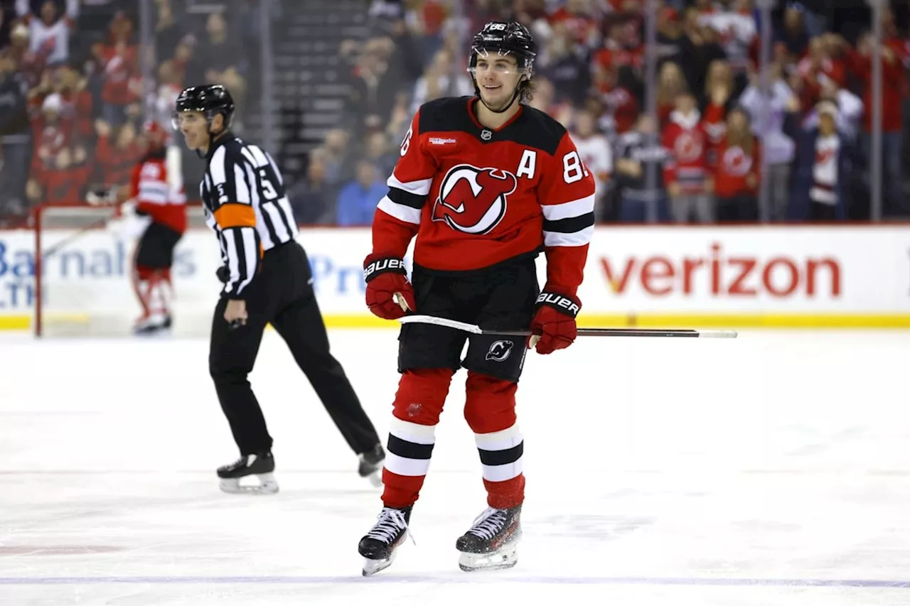 Devils Beat Rangers 5-0 Behind Hughes' Two Goals