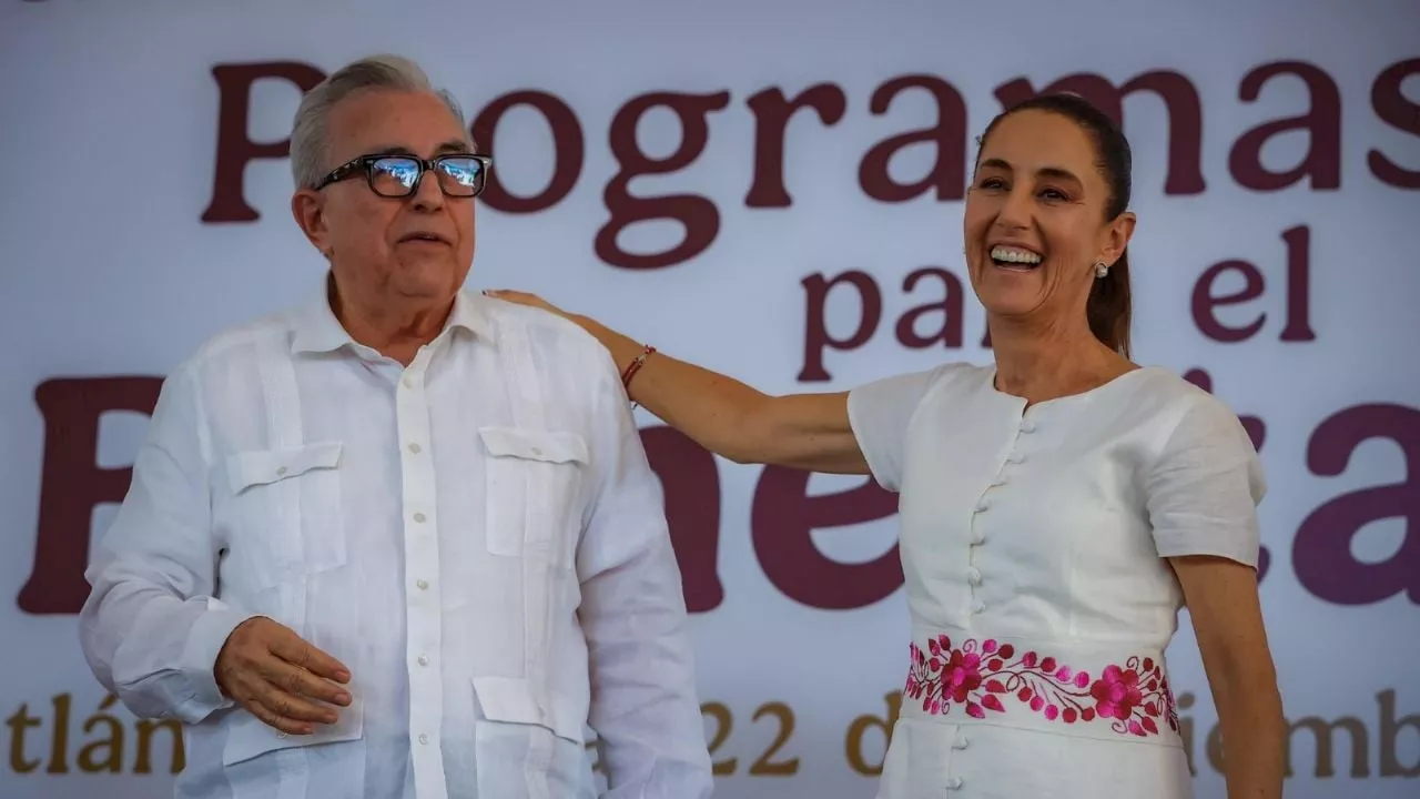 “Nunca los vamos a dejar solos”: Sheinbaum promete “construir la paz” en Sinaloa