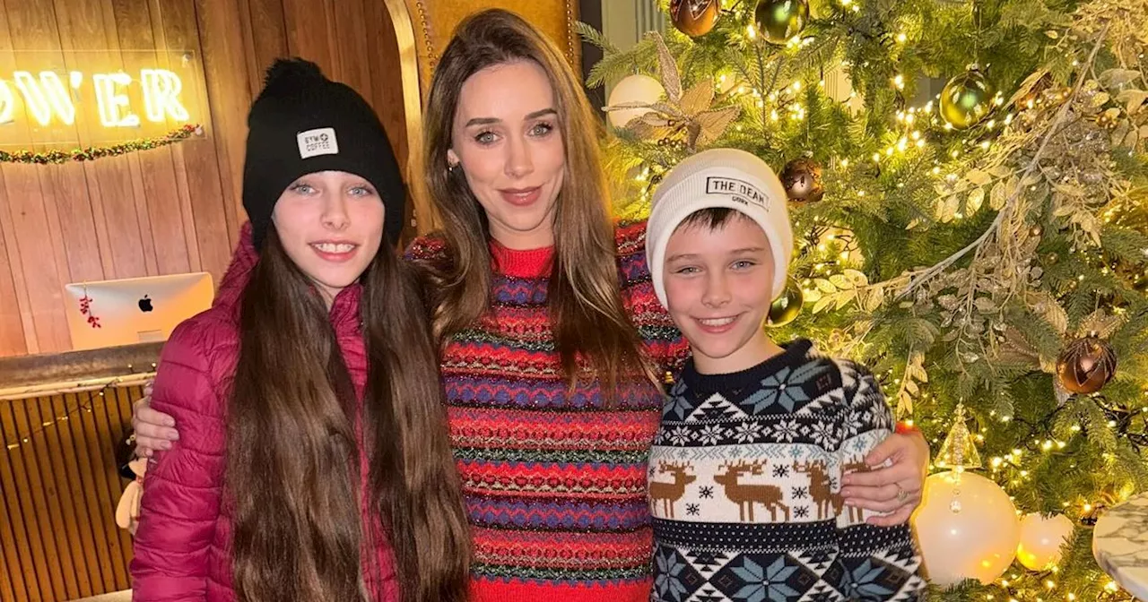 Una Healy Spends Early Christmas with Kids Aoife and Tadhg