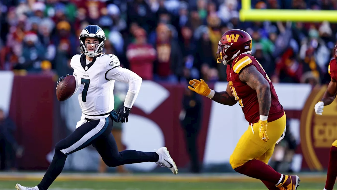 Eagles Backup Quarterback Steps Into NFC East Fire, Falls Just Short Of Win