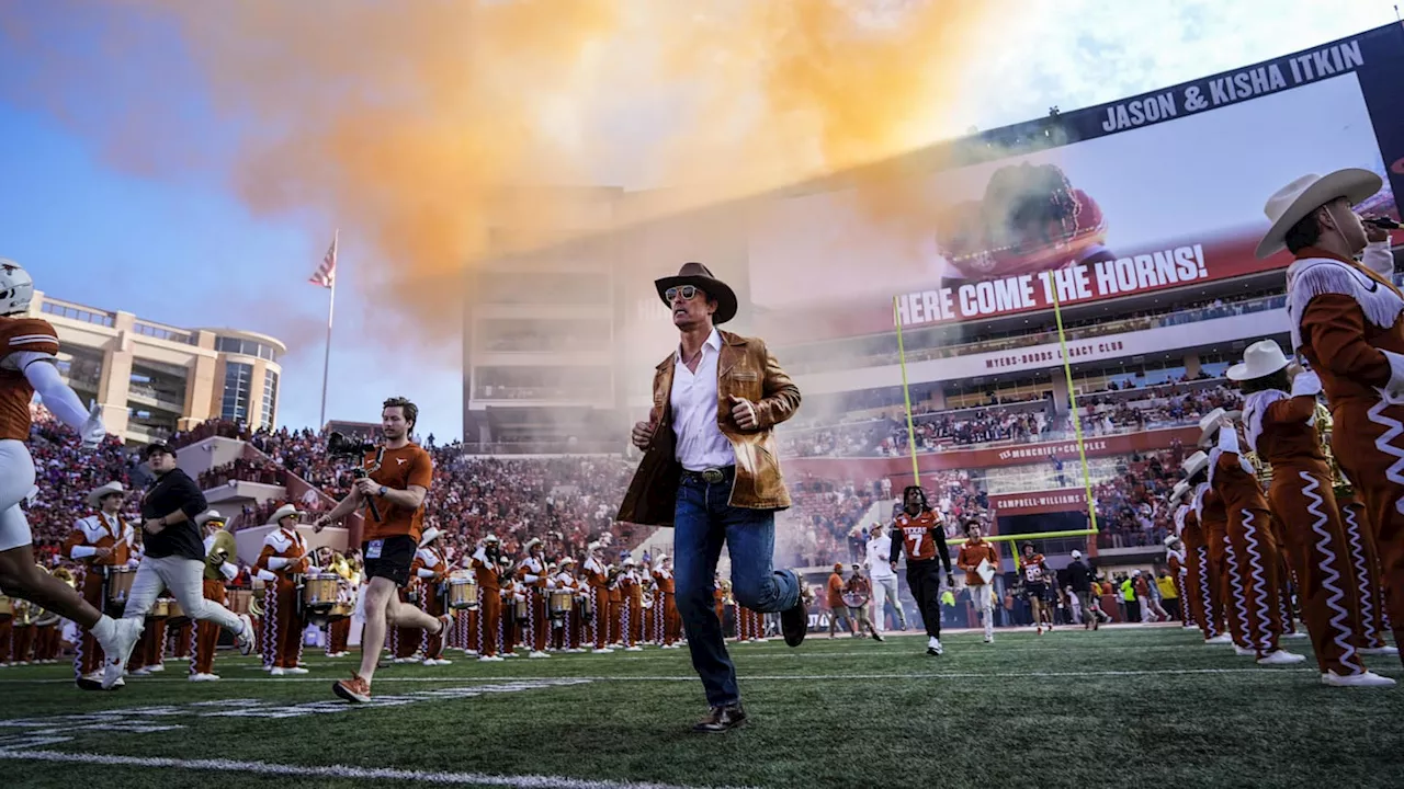 Matthew McConaughey on Texas Sideline Sparks Outrage