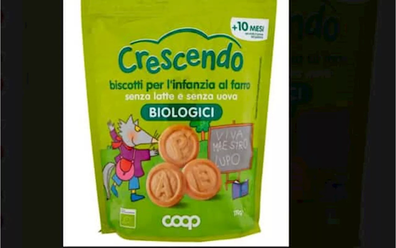 Coop ritira biscotti per bambini a causa di possibile contaminazione da piombo