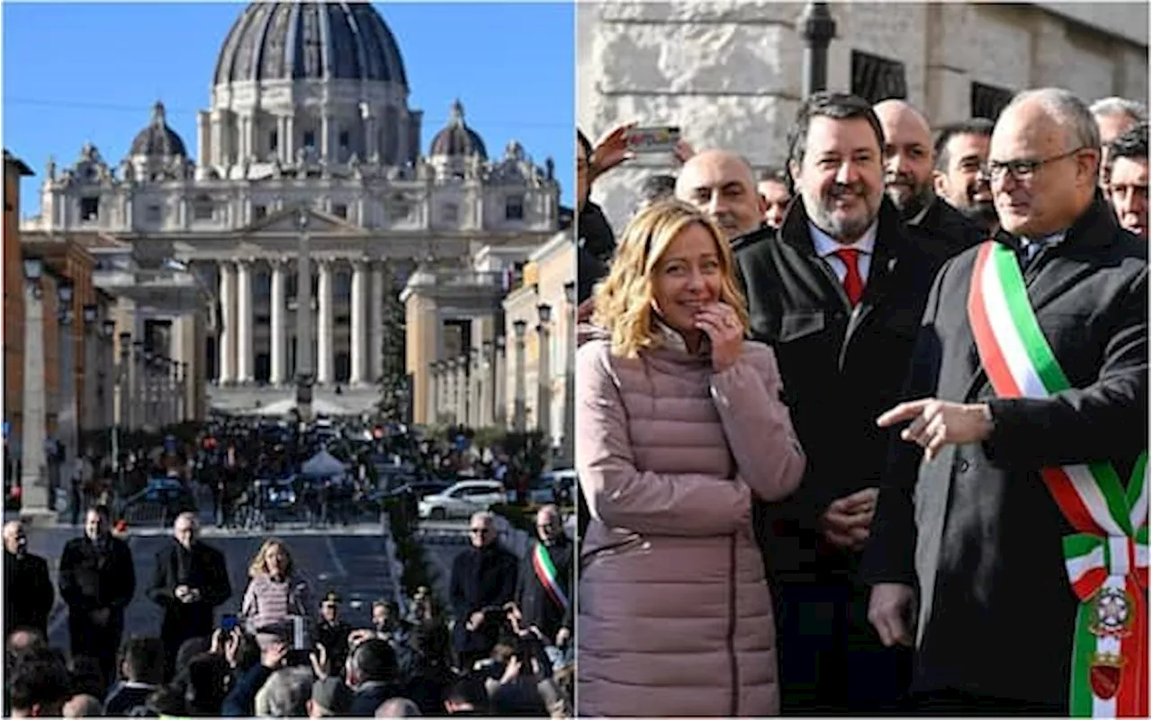 Inaugurazione Piazza Pia: Meloni celebra il metodo Giubileo