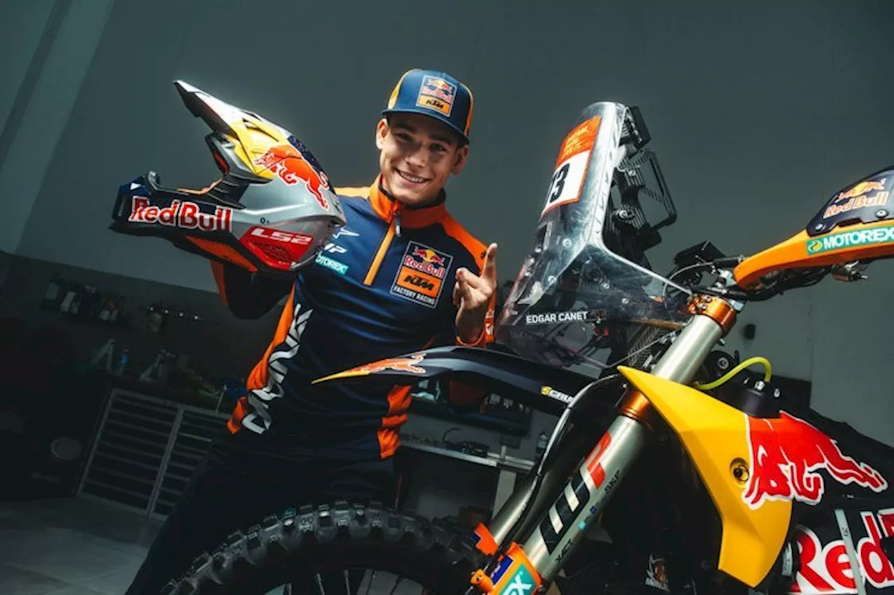 Red Bull KTM stellt jungen Edgar Canet für Dakar 2025 vor