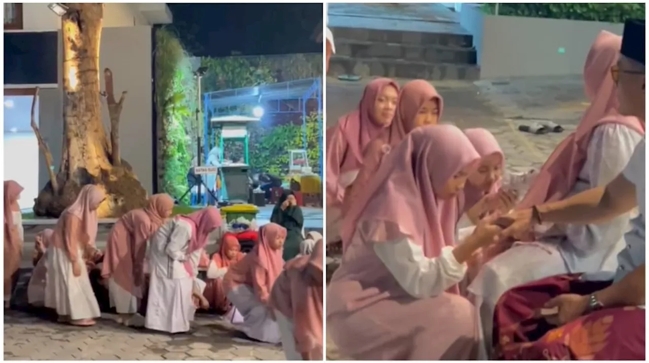 Aks Santri 'Jalan Bebek' Saat Terima Uang Gus Miftah Viral