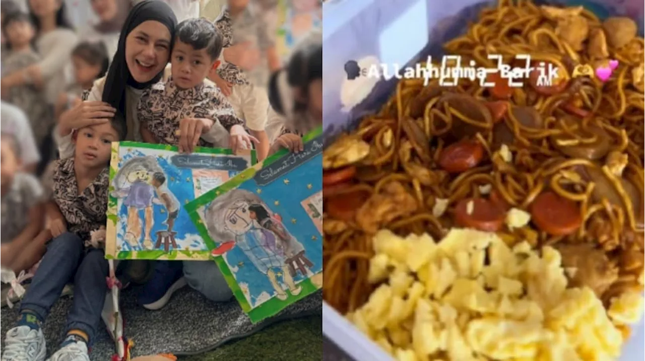 Paula Verhoeven Masak Mie Goreng untuk Anak-anak di Sekolah