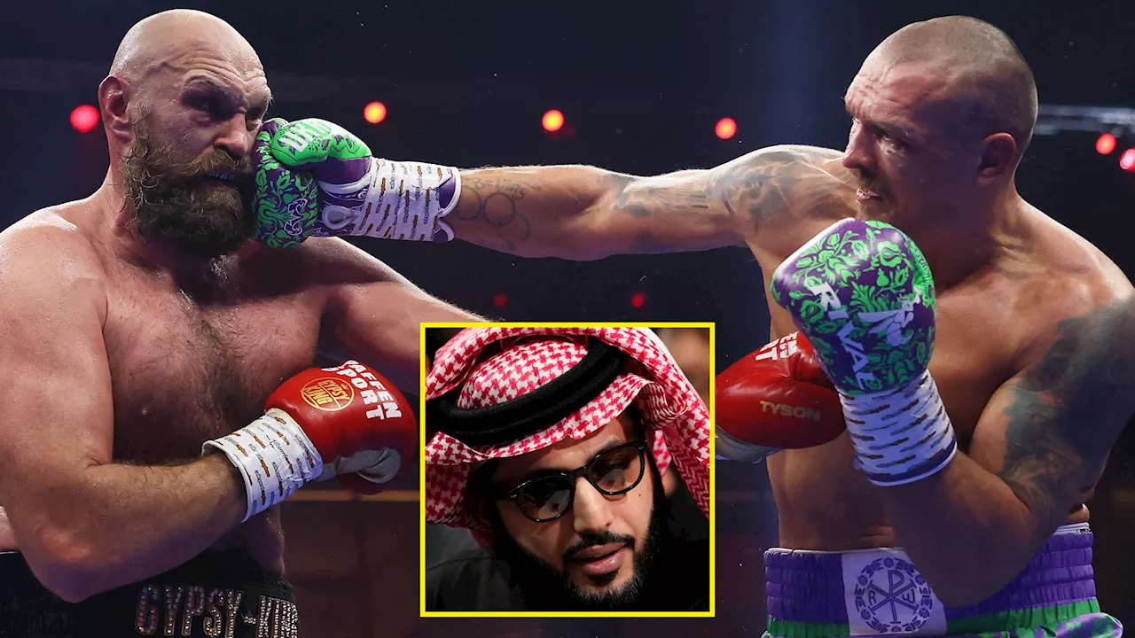 Turki Alalshikh confirms plans for Oleksandr Usyk and Tyson Fury as Daniel Dubois set to be involved...