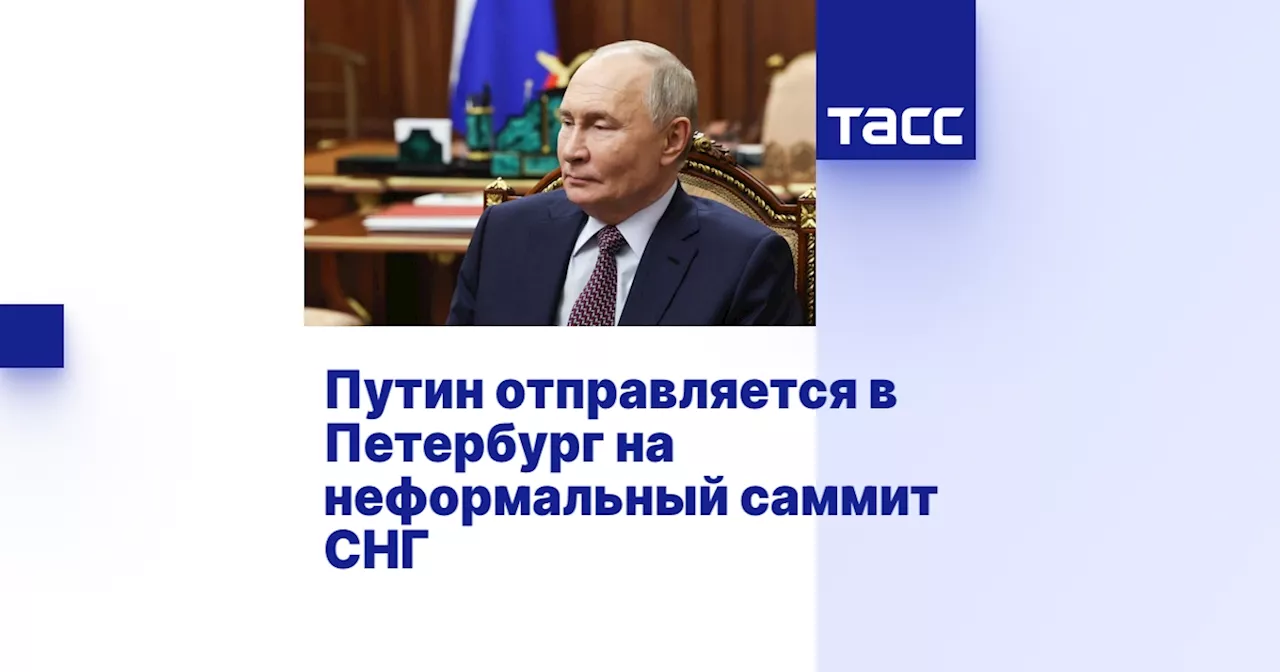 Путин встретится с лидерами стран СНГ в Санкт-Петербурге