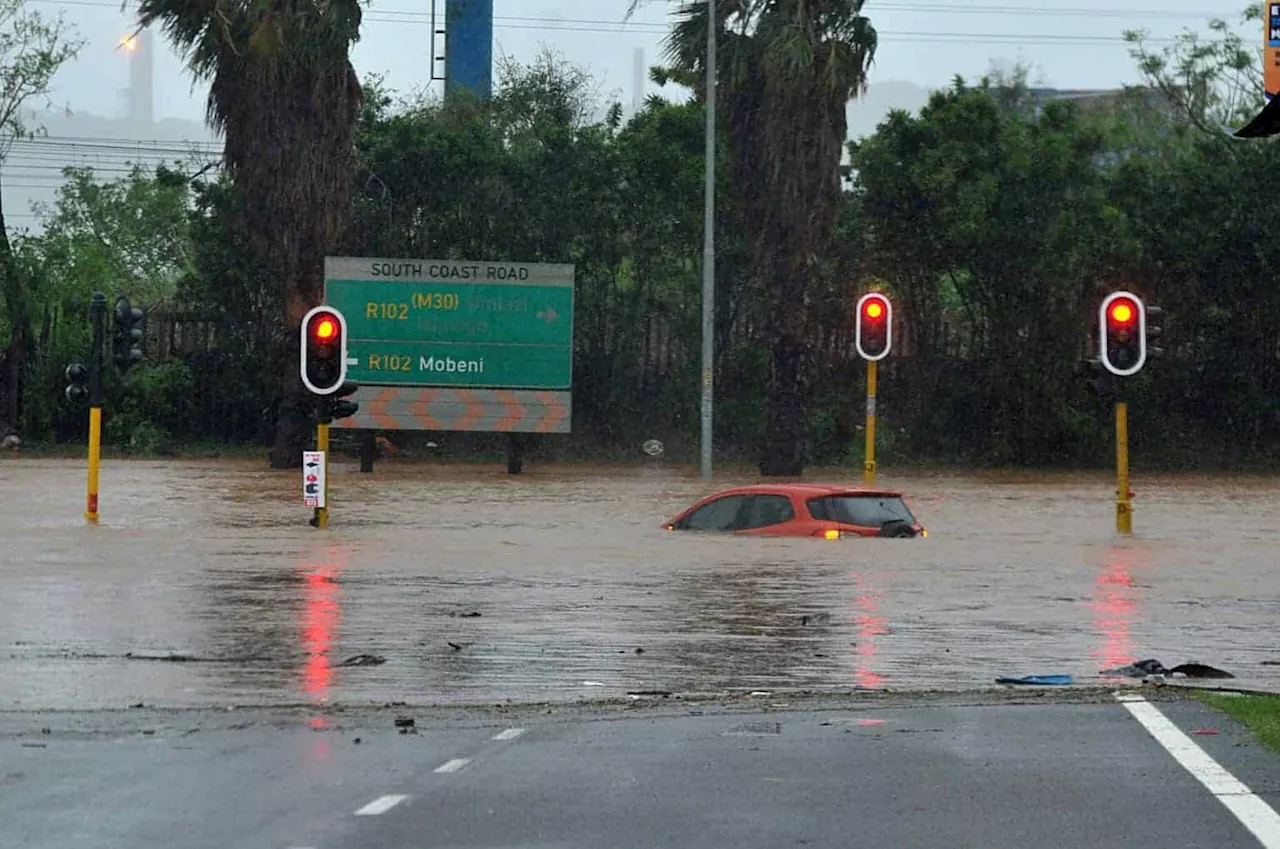 Disaster management teams on high alert after heavy rains leave two dead in KZN