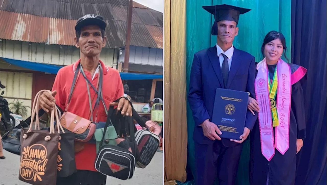 Father's Street Stand Supports Daughter's University Dreams