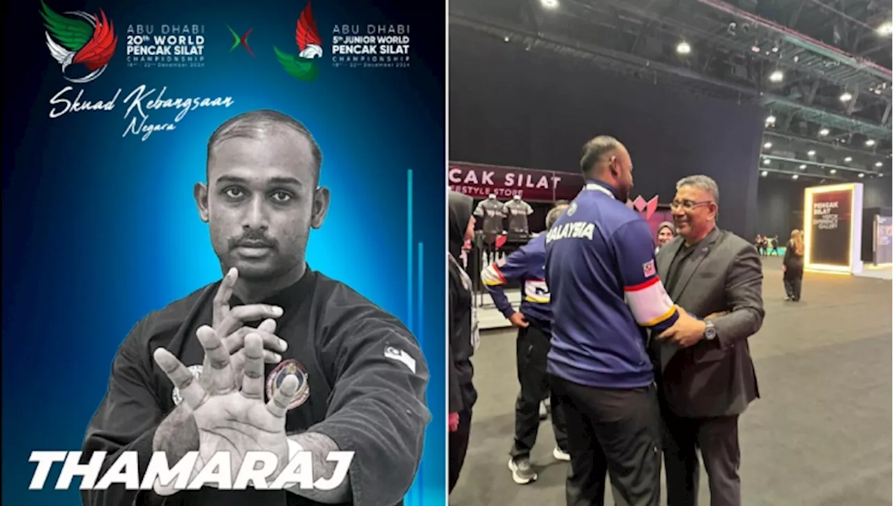 Thamaraj Pecah Rekod Jadi Pesilat Berbangsa India Pertama Negara Rangkul Juara Dunia