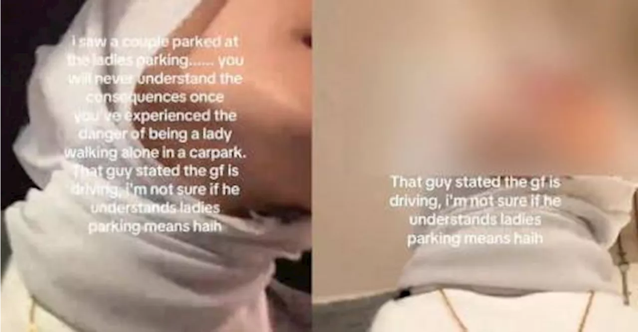 M’sian confronts couple for parking ladies parking space