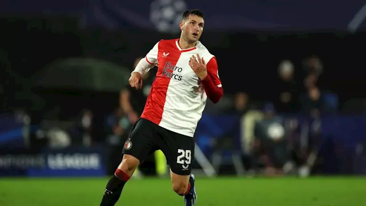 Los números de Santiago Giménez tras cien partidos en Feyenoord Rotterdam