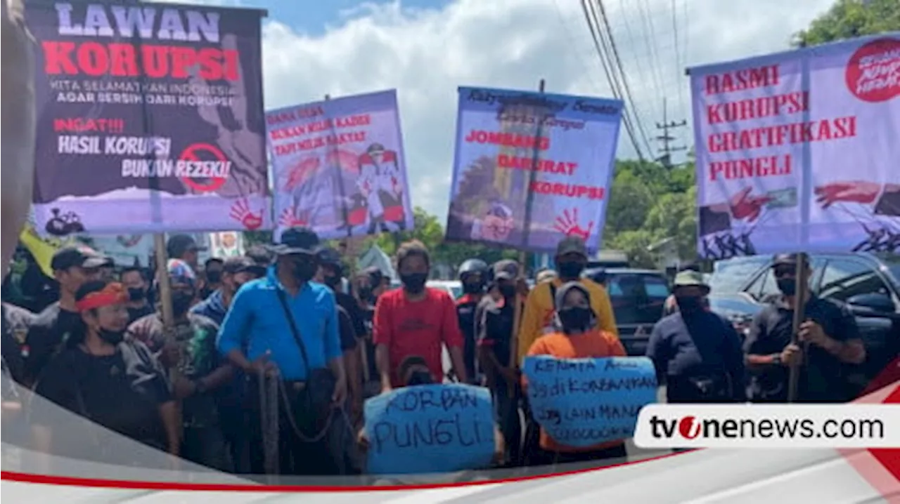 Kasus Korupsi di Jombang Merajalela, Masyarakat Demo Desak APH segera Menindak