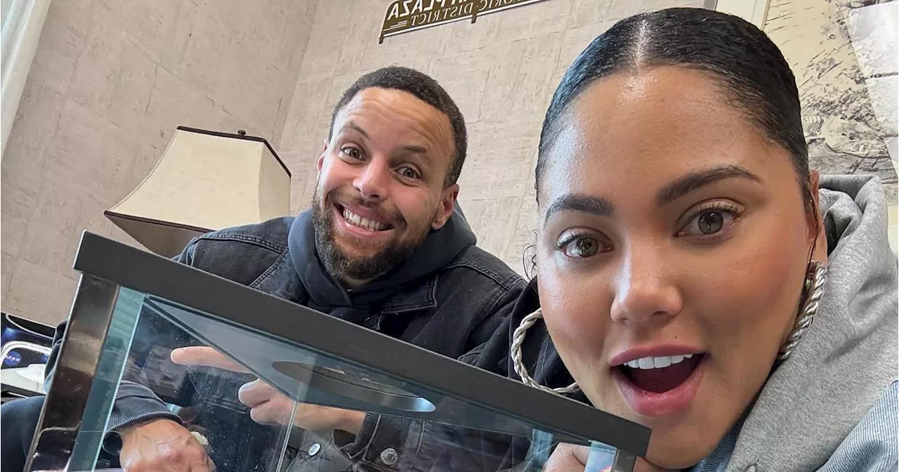 Steph and Ayesha Curry Get a Taste of Space at NASA