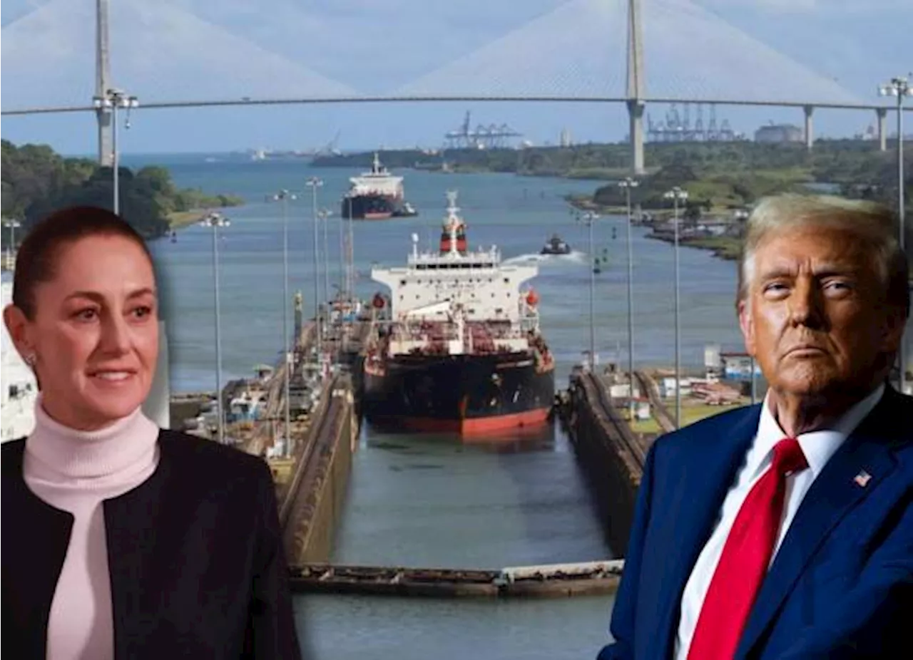 Sheinbaum se solidariza con Panamá ante amenaza de Trump por retomar control del Canal