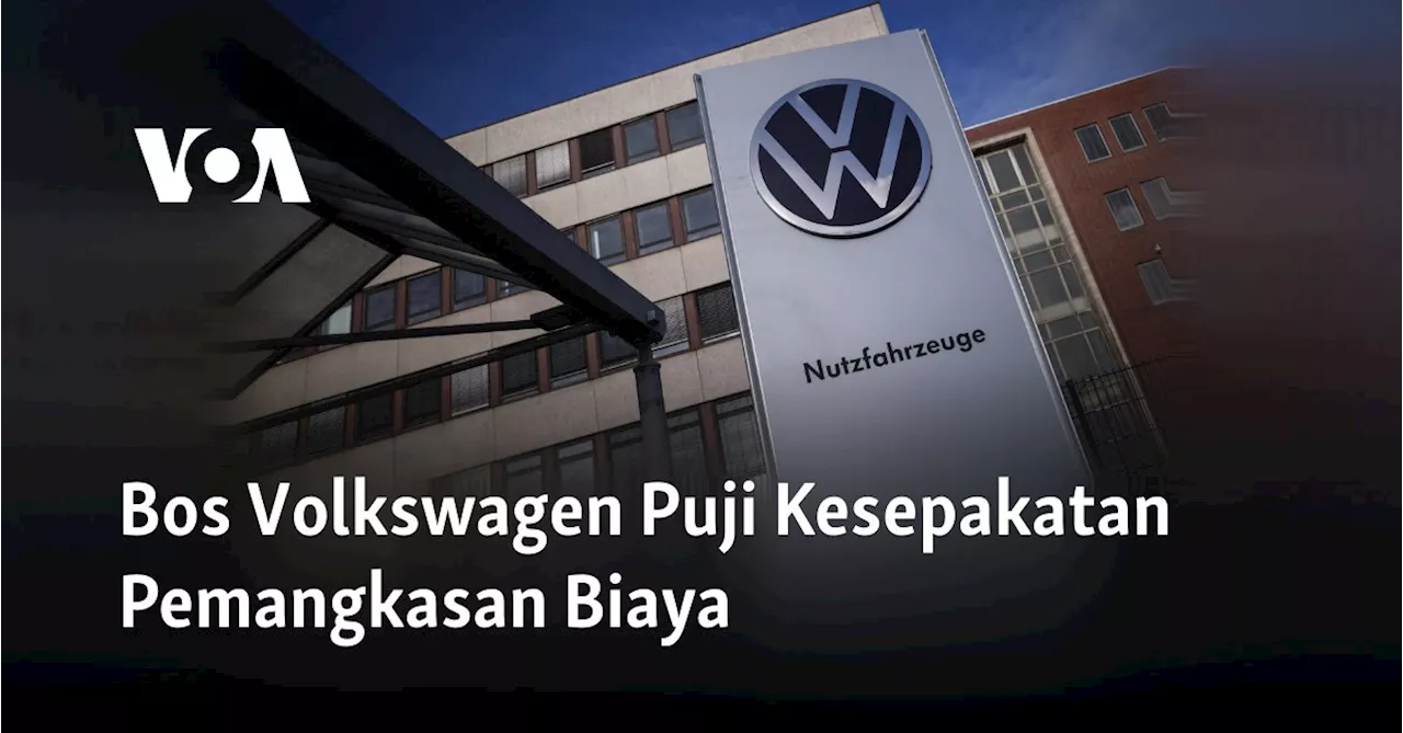 VW Memotong Pekerjaan dan Produksi di Jerman, Saham Anjlok