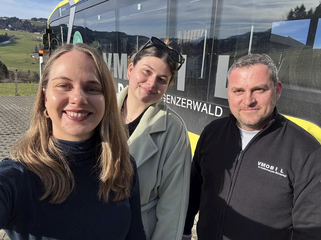 Busfahrer Uwe Friedland sorgt auch an Weihnachten für die Sicherheit im Bregenzerwald