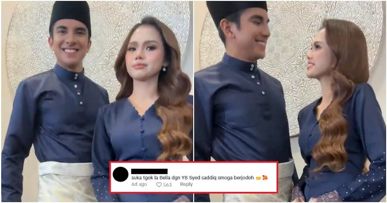 Netizens 'Ship' Bella Astillah and Syed Saddiq After Matching Raya Outfits Go Viral