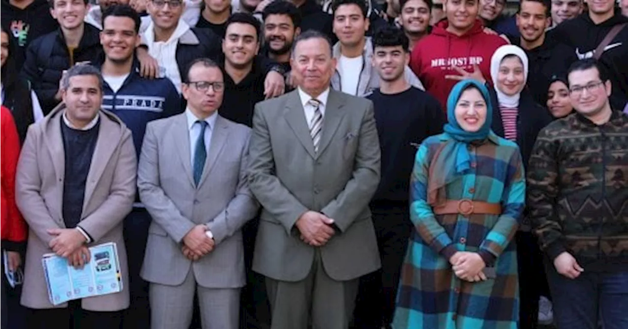 طلاب كلية الهندسة بجامعة المنصورة الجديدة يقدمون مشاريع مبتكرة