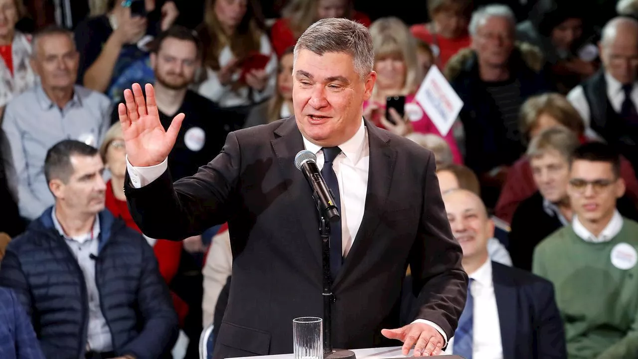 Kroatien wählt neuen Präsidenten: Milanovic Favorit