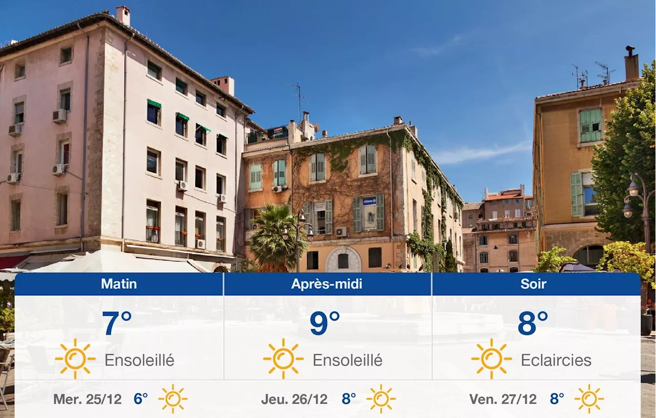 Météo Marseille: prévisions du mardi 24 décembre 2024