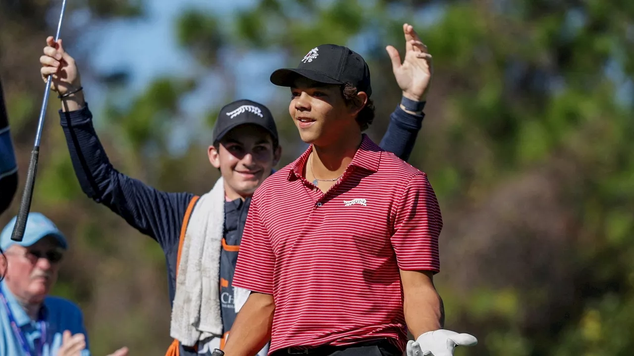 El magistral golpe del hijo de Tiger Woods con el que alucina el mundo del golf