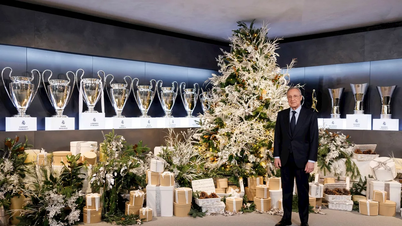 Florentino Pérez envía saludos navideños con un mensaje de solidaridad