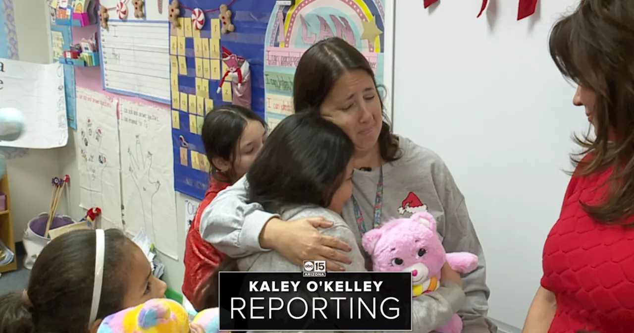 Santa Surprises 'Care Bears' Class with Christmas Gifts