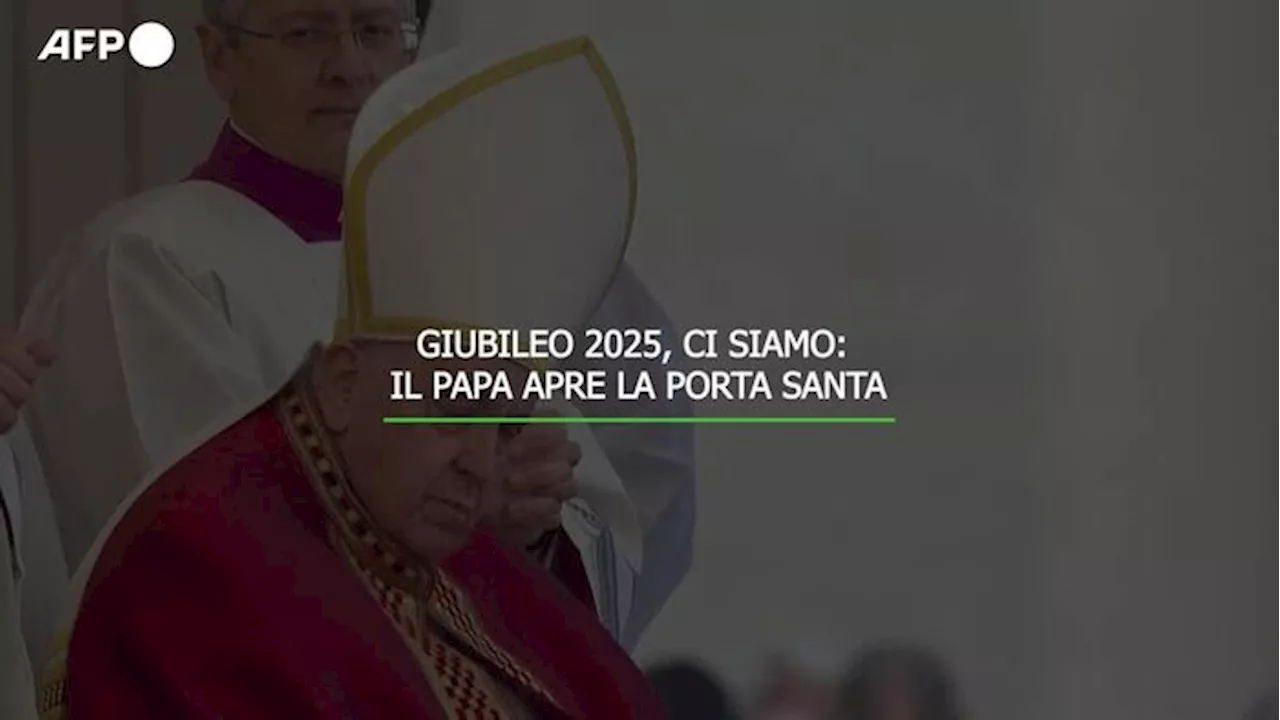 Giubileo 2025, ci siamo: il Papa apre la Porta Santa