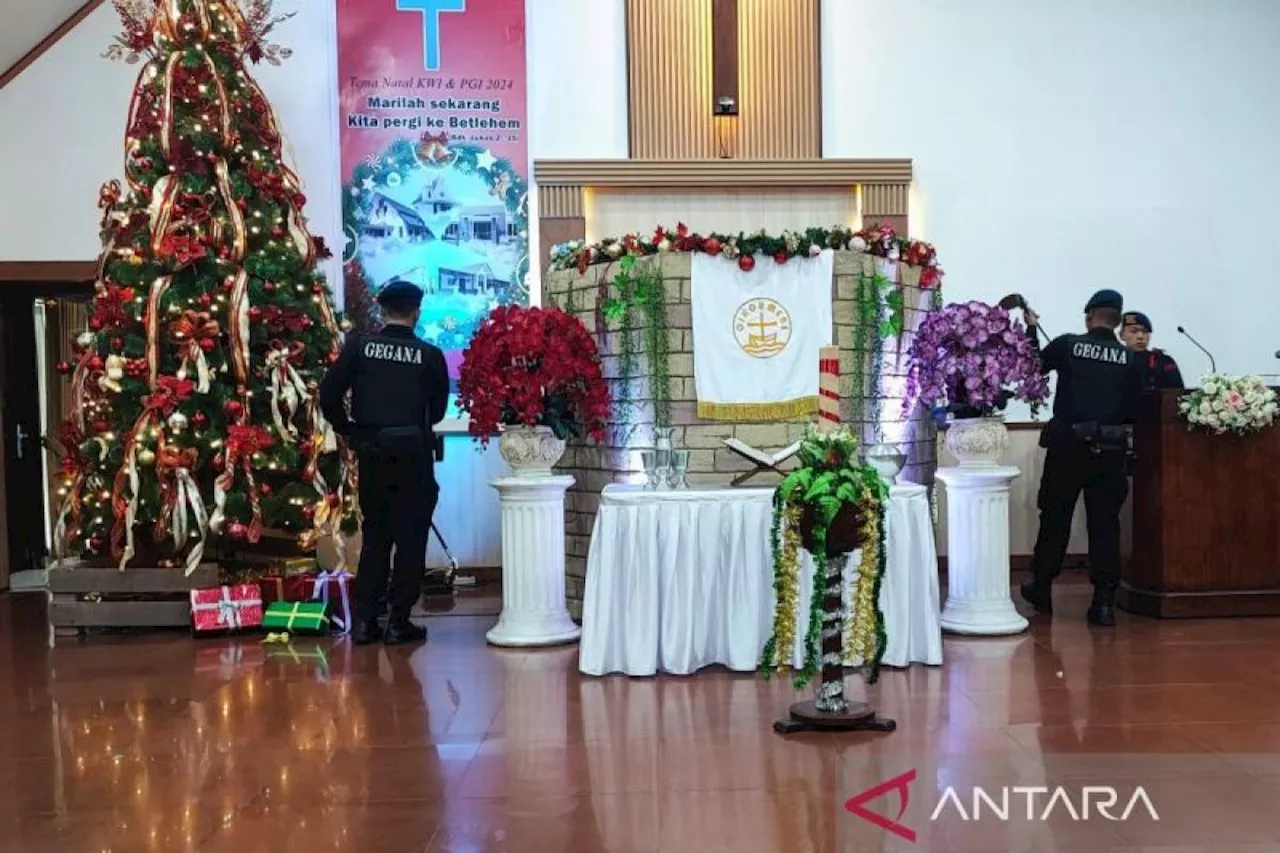 Pengamanan Natal di Jakarta