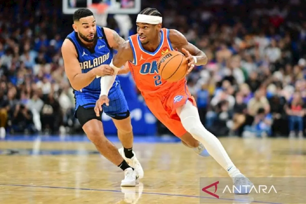 Shai Gilgeous-Alexander Cetak 41 Poin, Thunder Taklukkan Wizards