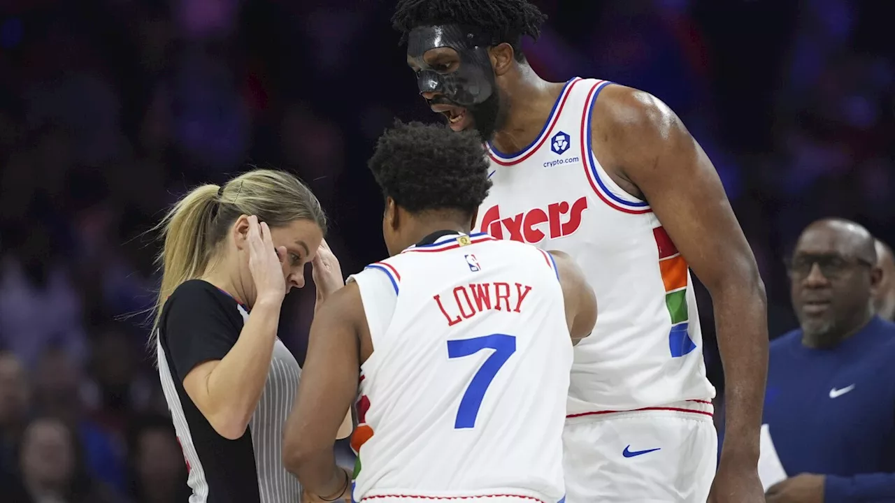 Embiid ejected after drawing 2 technicals in game against Wembanyama and Spurs