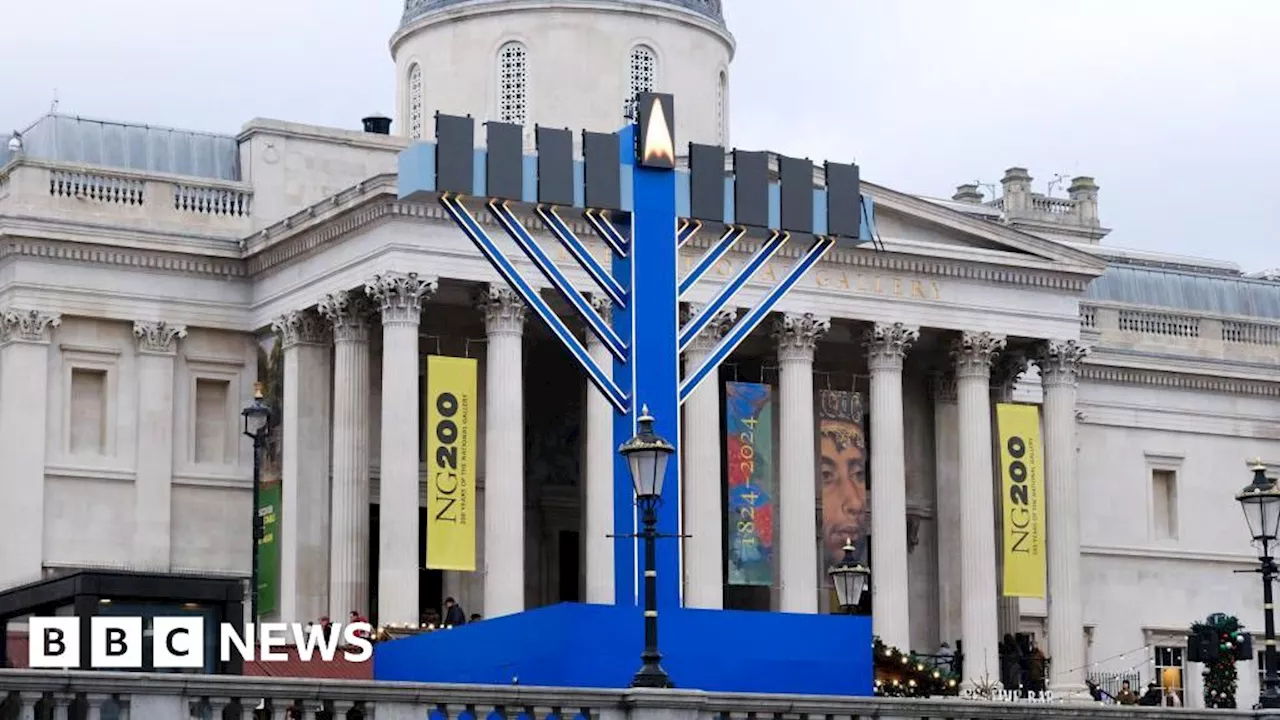 Trafalgar Square's Giant Menorah Dismantled Due to High Winds