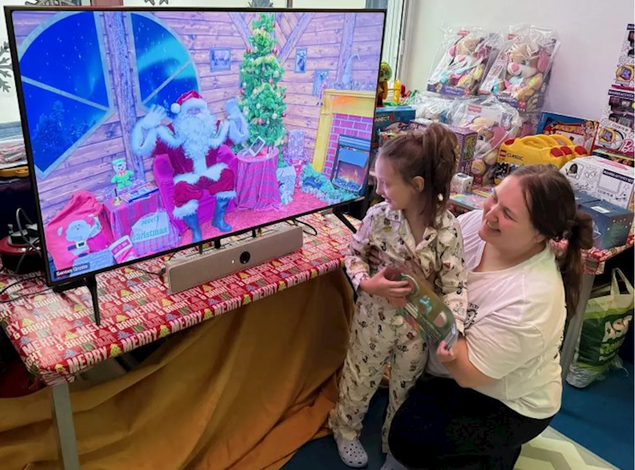 Santa Makes Virtual Visit to Royal Preston Hospital