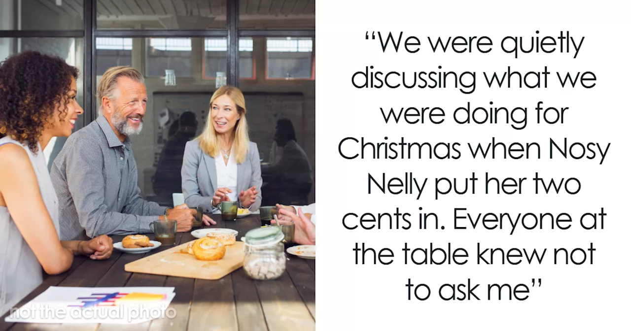 Nosy Coworker Pushes Woman To Reveal Christmas Plans, Regrets It When She Hears The Truth