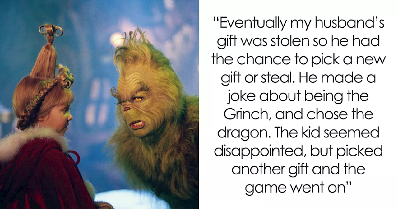 White Elephant Gift Exchange Turns Grinch-like