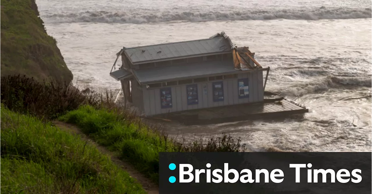 California wharf collapses after heavy surf from major storm